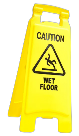 Caution Floor Stand 620 mm