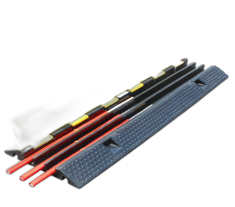 Rubber Cable Protector 3 Channel