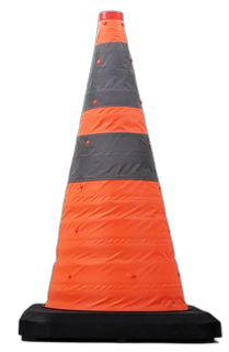 Collapsable Traffic Cone with LED light