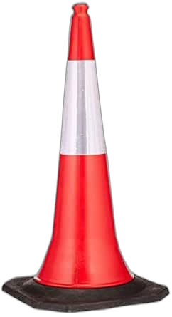PVC Traffic Cone with rubber Base